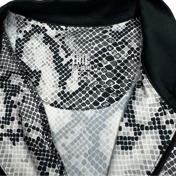 Tail Golf Quarter-Zip Tank UPF 50 Snakeskin Black and White Size Small NWT - Picture 5 of 9